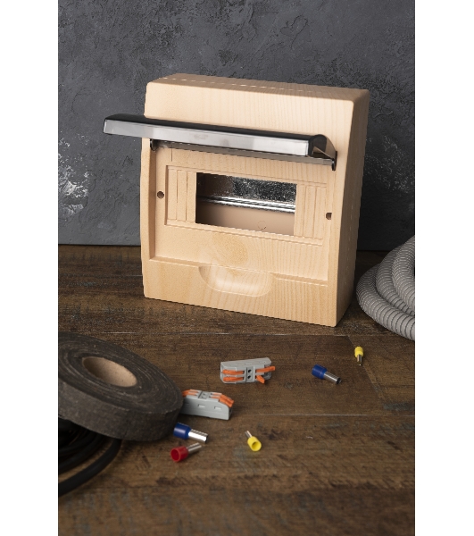 Щит ЩРН-П-8 IP41 светлое дерево PROxima EKF pb40-n-8-light