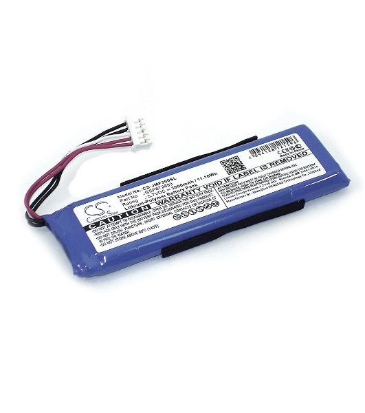 Аккумуляторная батарея CameronSino CS-JMF300SL для JBL Flip 3 3.7V 3000mAh 11.10Wh