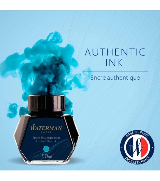 Флакон с чернилами Waterman (CWS0110810) Inspired Blue чернила, 50мл для ручек перьевых