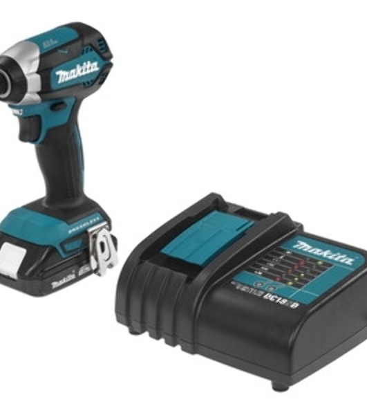 Дрель-шуруповерт Makita DTD153SY, 18 В, 1,5 Ач, 170 Нм, бесщеточный, ударный