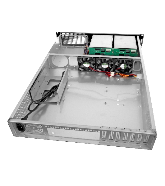 Серверный корпус ExeGate Pro 2U660-HS06 (RM 19', высота 2U, глубина 660, без БП, 6xHotSwap, USB)