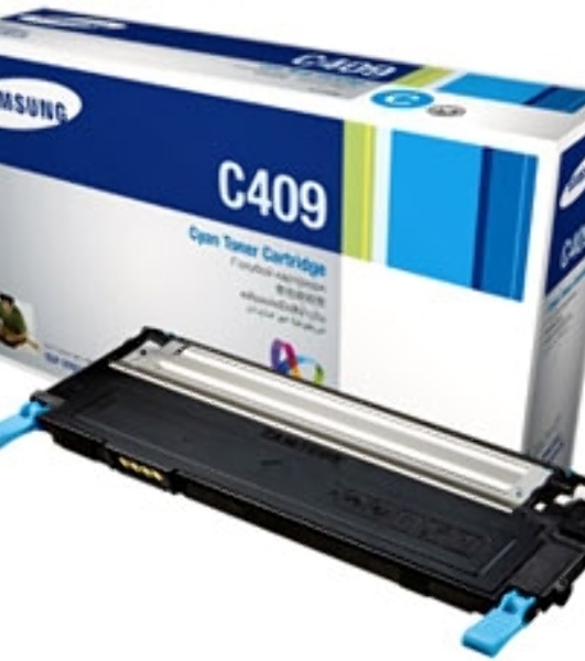Картридж лазерный Samsung CLT-C409S/SU007A голубой для Samsung CLP-310/315/CLX-3170FN (1000 стр.)