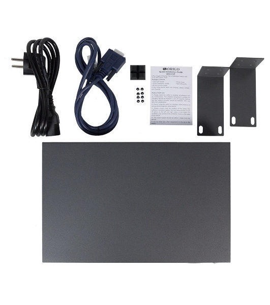 Коммутатор Managed L2 Switch 8x1000Base-T PoE, 2x1000Base-X SFP, PoE Budget 135W, RJ45 Console, 19' w/brackets