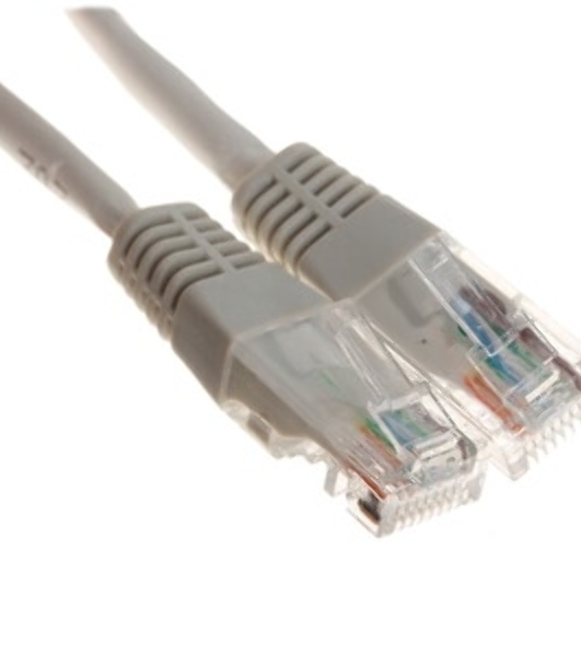 Патч-корд Rexant U/UTP, cat.5e, RJ45-RJ45, 26AWG, ZH нг(А)-HF, серый, 2м