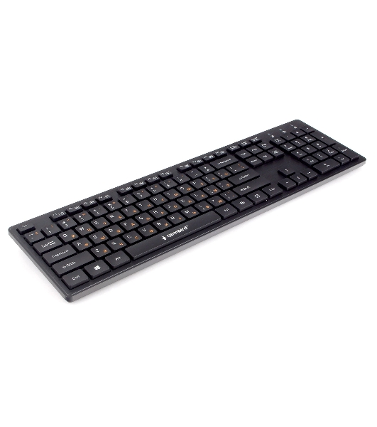 Клавиатура проводная Gembird KB-8360U, USB, черный