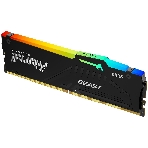 Оперативная память Kingston Fury Beast, DDR5, 32GB (1x32GB), 5600MHz, CL40, DIMM, с радиатором, RGB, черный, фото2