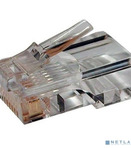 Коннектор медный LANMASTER TWT-PL45/S-8P8C RJ45 cat.5e серебристый
