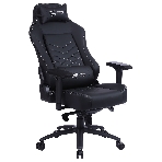 Кресло Cactus CS-CHR-0112BL-M черный, экокожа, 120 кг, подголовник, регулируемые подлокотники, механизм качания, фото22