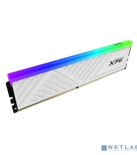 Оперативная память XPG Spectrix D35G RGB, DDR4, 16GB, 3200MHz, CL16, UDIMM, с радиатором, RGB, белый