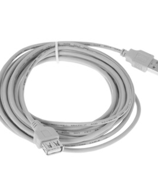 Кабель удлинит. USB2.0 Cablexpert CC-USB2-AMAF-15-N, AM/AF, медь, 4.5м, пакет