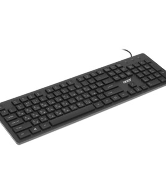 Клавиатура проводная Acer OKW020, USB, черный