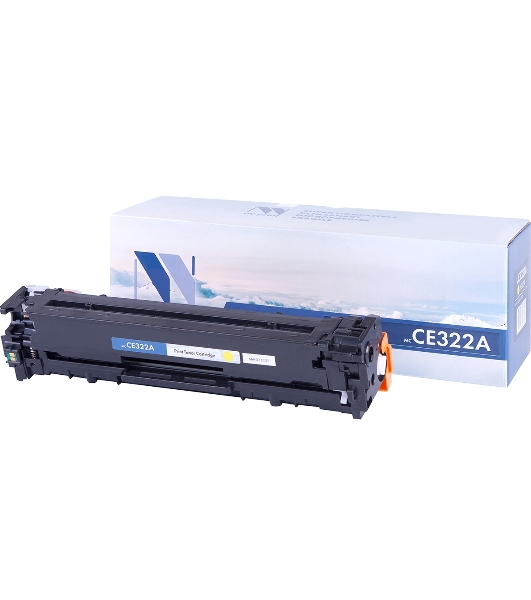 Картридж лазерный NVPrint совместимый HP CE322A Yellow для LJ Color CP1525 (1300k)