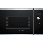 Встраиваемая микроволновая печь Bosch BFL554MS0 нержавеющая сталь/черный, 25 л, 900 Вт, переключатели - поворотный механизм/сенсор, фото 1