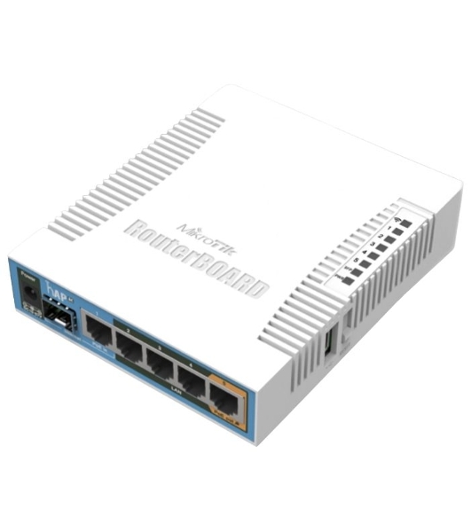 Сетевое оборудование MikroTik RB962UiGS-5HacT2HnT Роутер 2.4+5ГГц, 802.11a/b/g/n/ac, 5x Ethernet 1G, 1x SFP