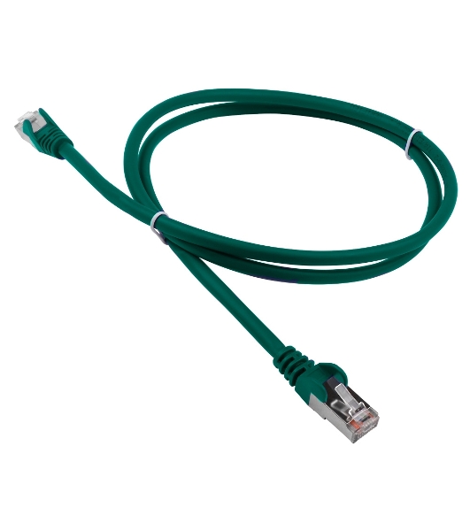 Кабель Патч-корд Lanmaster LSZH FTP кат.5e, 3.0 м, зеленый