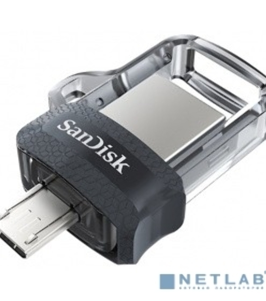 Флешка USB SanDisk DD3 Ultra (SDDD3-032G-G46), 32Gb, USB 3.0/microUSB, R/W 130/30, черный