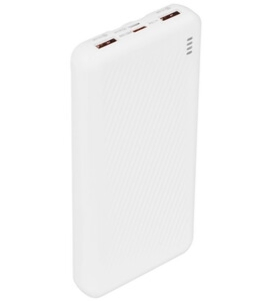 Портативный аккумулятор BOROFONE (6941991111846) BJ57 10000mAh 2USB+Type-C 2.4A 22.5W+PD 20W , White