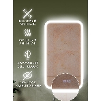 Зеркало Bau Stil 40х70, LeD подсветка, сенсор, антипар, пластиковый защитный корпус, фото6