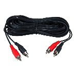 Шнур Rexant 2 RCA - 2 RCA, 3 м, черный (10 шт./уп.), фото2
