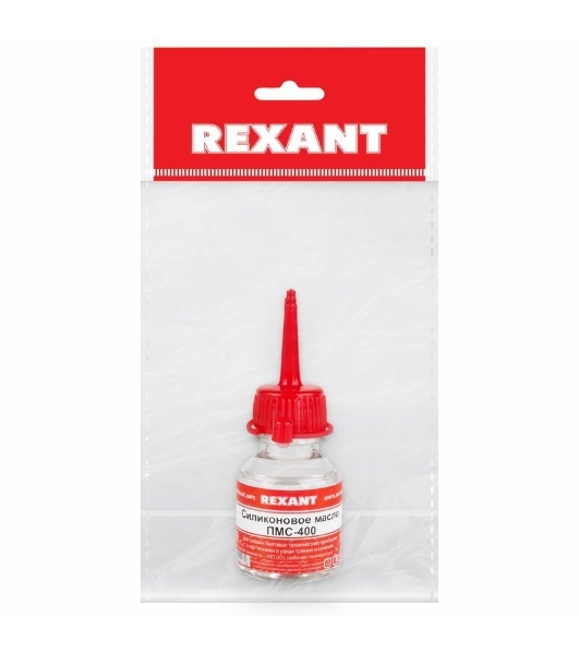Силиконовое масло Rexant, ПМС-400, 15 мл, носик, (Полиметилсилоксан)