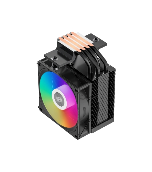 Кулер PCCooler R400 ARGb черный 92мм алюминий+медь 2200r m 30db 4-pin 180W 133мм