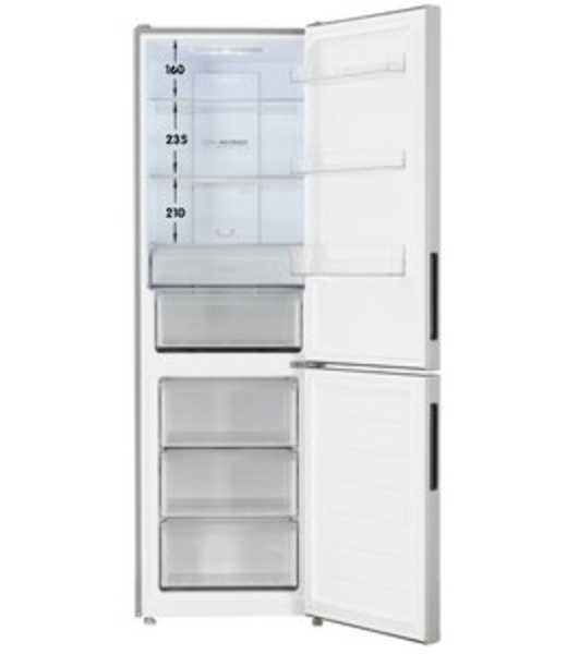 Холодильник Haier CEF536CSG серебристый двухкамерный 240/105 л морозилка снизу, No Frost