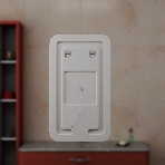 Зеркало Bau Stil 40х70, LeD подсветка, сенсор, антипар, пластиковый защитный корпус, фото5
