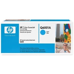 Картридж лазерный HP Q6001A голубой для Color LaserJet 2600 2000 стр.