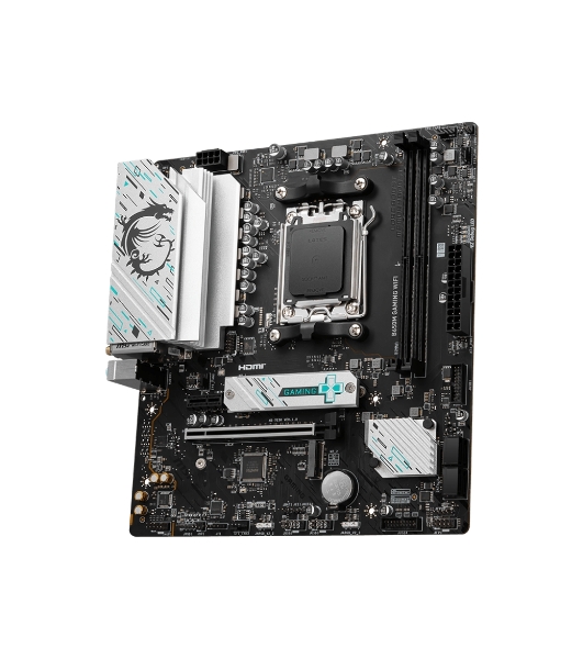 Материнская плата MSI B650M GAMING WIFI, AM5, AMD B650, 2xDDR5, 4xSATA, 2xM.2, 1xPCIe 4.0 x16, 1xPCIe 3.0 x1, 1xDP, 1xHDMI, 1x2.5Gb LAN, Wi-Fi 6E, Bluetooth 5.3, 1xUSB-C 5Gbps, 3xUSB-A 5Gbps, 2xUSB-A 2.0, 1xS/PDIF, 5x3.5 мм, 7.1, mATX