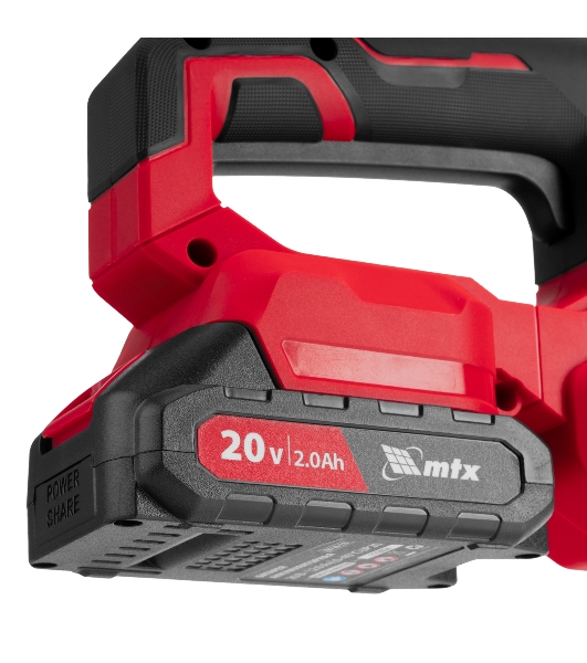 Кусторез аккумуляторный MTX HT-510, нож 510 мм, Li-Ion, 20 В