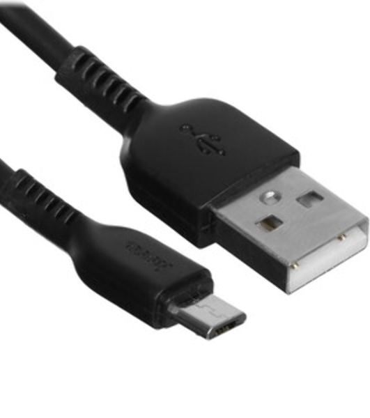 Кабель USB 2.0 HOCO X20, AM/microBM, черный, 3м