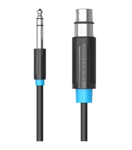 Кабель Vention аудио Jack 6.5 M/XLR F - 1.5м