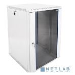 Шкаф телекоммуникационный настенный ЦМО ШРН-Э, 19', 18U, 930х600х500 мм (ВхШхГ), дверь: стекло, разборный, черный, фото5