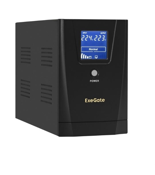 Источник бесперебойного питания ExeGate EX292632RUS SpecialPro Smart LLB-2000.LCD.AVR.2SH.RJ.USB