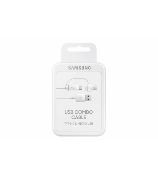 Кабель Samsung EP-DG930DWEGRU USB-microUSB/USB Type-C белый 1.5м
