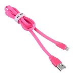 Кабель USB ACD-Life Lightning - USB-A TPE, 1м, маджента, фото 1