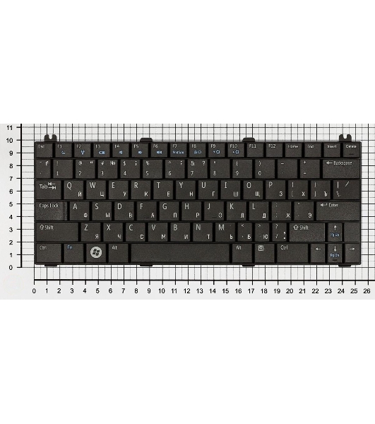 Клавиатура для ноутбука Dell Inspiron Mini 12 1210 черная