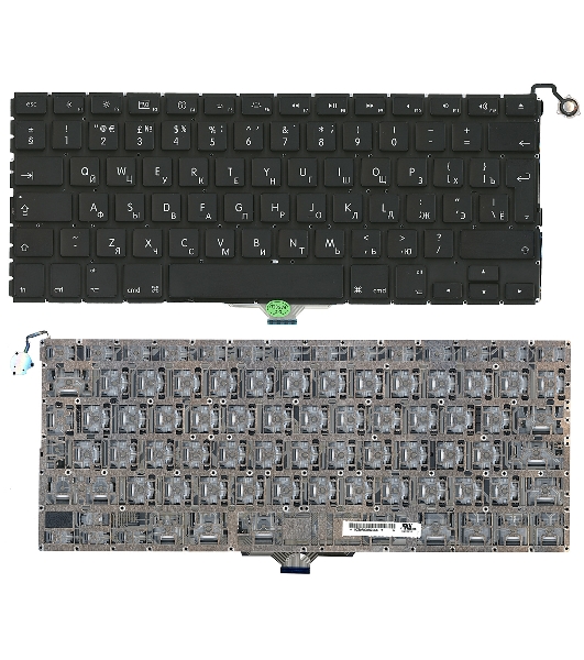 Клавиатура для ноутбука MacBook Air A1304 A1237 13.3 черная большой ENTER