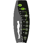 Кресло Cactus CS-CHR-0112BL-M черный, экокожа, 120 кг, подголовник, регулируемые подлокотники, механизм качания, фото17