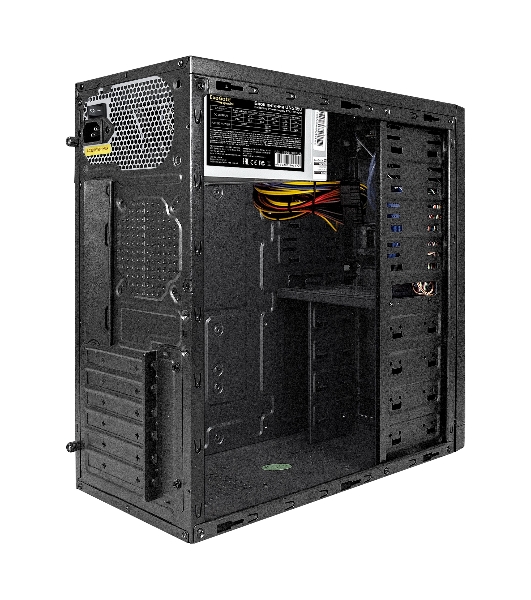 Компьютерный корпус Miditower ExeGate XP-330U-UNS450 (ATX, БП UNS450 с вент. 12см, 2хUSB/2хUSB 3.0, аудио, черный)