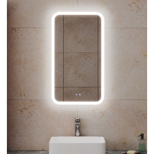 Зеркало Bau Stil 40х70, LeD подсветка, сенсор, антипар, пластиковый защитный корпус