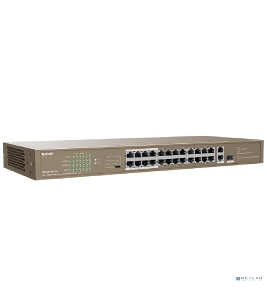 Коммутатор Tenda TEF1126P-24-250W 26-Портовыйбез управления FE c 24 портами PoE