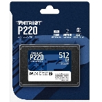 Накопитель SSD Patriot P220, 512Gb, SATA III, 2.5', R/W 550/500, фото6