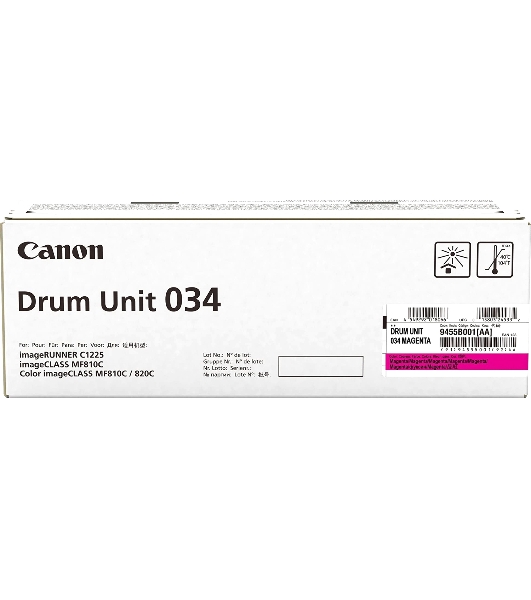 Фотобарабан Canon C-EXV034M magenta пурпурный, 34000 стр, для iR C1225/iF