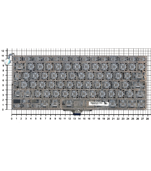 Клавиатура для ноутбука MacBook Air A1304 A1237 13.3 черная большой ENTER
