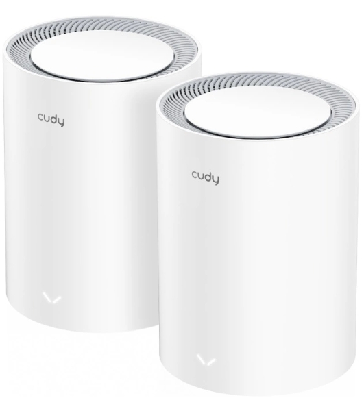Бесшовный Mesh роутер Cudy M3000(2-PACK) AX3000 10/100/1000/2500BASE-T, белый (упак.:2шт)