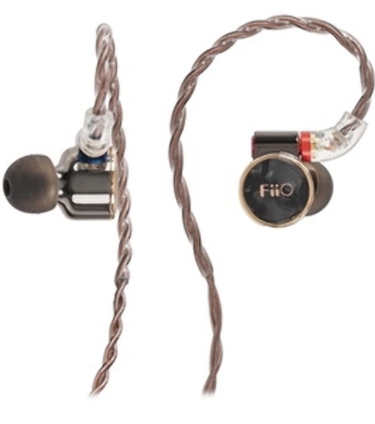 Проводные наушники FiiO FD3 черный/медный, внутриканальные, Jack 3.5 мм