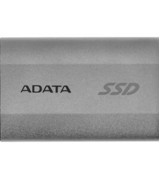 Внешний SSD ADATA SD810, 500 Gb, USB 3.2 Gen 2x2 Type-C, R/W 2000/2000, серебристый