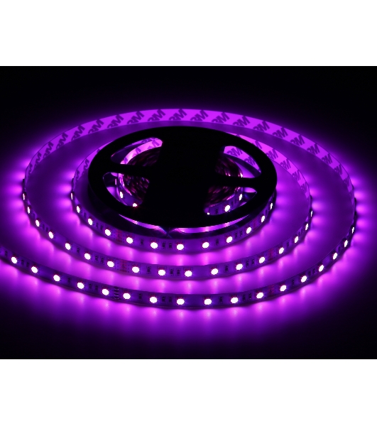 Светодиодная лента Ambrella light GS4302 5050 60Led/ 14.4W m/ 24V IP20 RGB/ 5000*10*1.87mm (4 конт.)