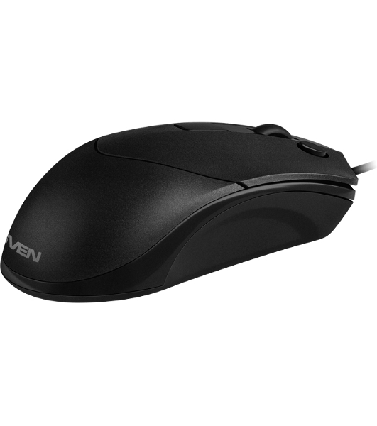 Мышь проводная SVEN RX-100 черный, 4000 dpi, USB, кнопки - 6